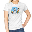 The Snow Dalek Exclusive - Womens T-Shirts RIPT Apparel Small / White