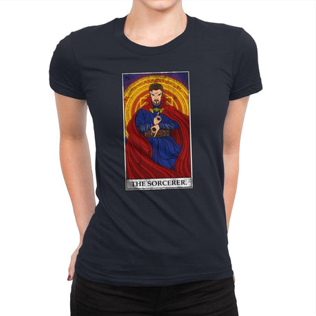 The Sorcerer - Womens Premium T-Shirts RIPT Apparel Small / Midnight Navy