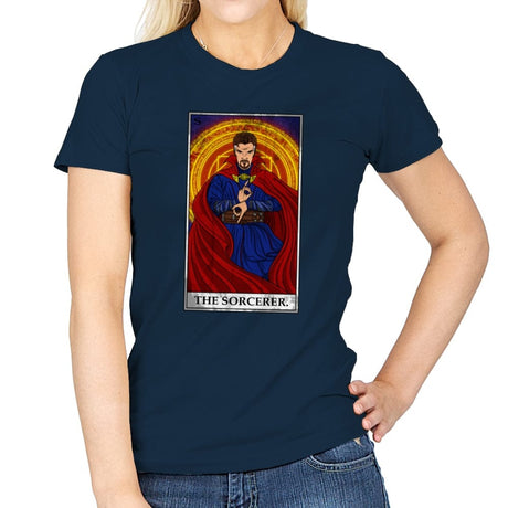 The Sorcerer - Womens T-Shirts RIPT Apparel Small / Navy