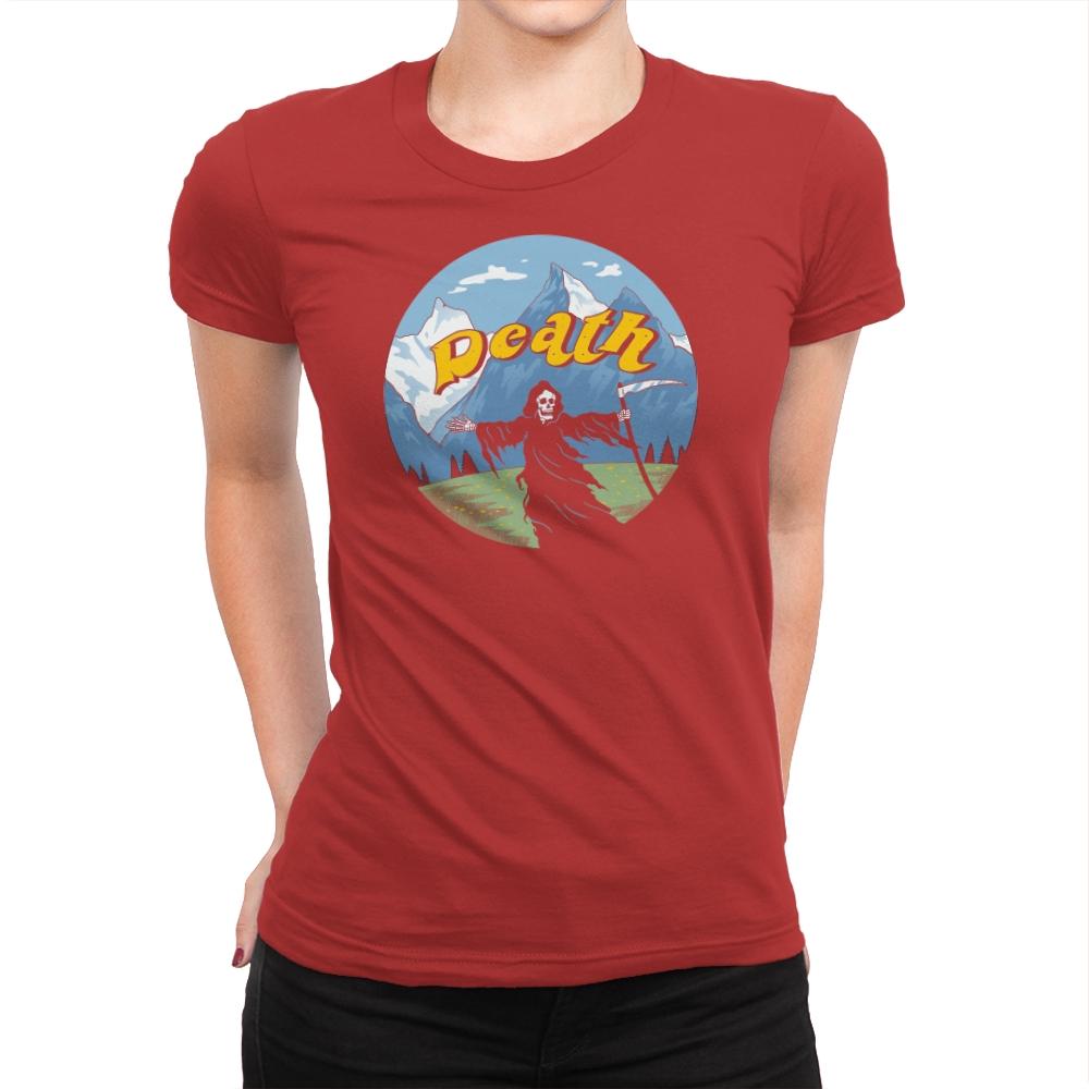 The Sound of Death - Womens Premium T-Shirts RIPT Apparel Small / Red