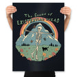 The Sound of Existential Dread - Prints Posters RIPT Apparel 18x24 / Black