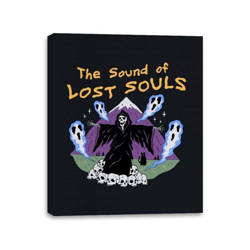 The Sound of Lost Souls - Canvas Wraps Canvas Wraps RIPT Apparel 11x14 / Black