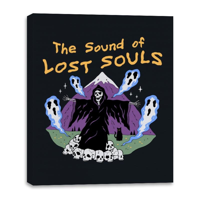 The Sound of Lost Souls - Canvas Wraps Canvas Wraps RIPT Apparel 16x20 / Black