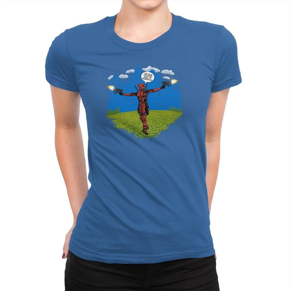 The Sound of Vengeance Exclusive - Womens Premium T-Shirts RIPT Apparel Small / Royal