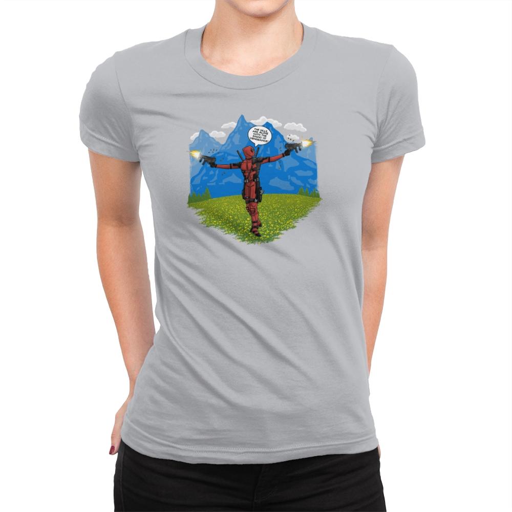 The Sound of Vengeance Exclusive - Womens Premium T-Shirts RIPT Apparel Small / Silver