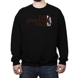The Spartan Face - Crew Neck Sweatshirt Crew Neck Sweatshirt RIPT Apparel Small / Black