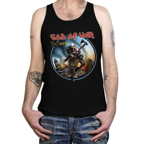 The Spartan - Tanktop Tanktop RIPT Apparel X-Small / Black