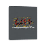 The Speedster Of Silly Walks - Canvas Wraps Canvas Wraps RIPT Apparel 11x14 / Charcoal