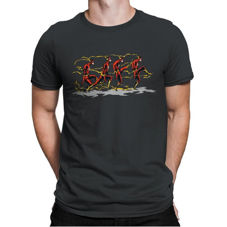 The Speedster Of Silly Walks - Mens Premium T-Shirts RIPT Apparel Small / Heavy Metal