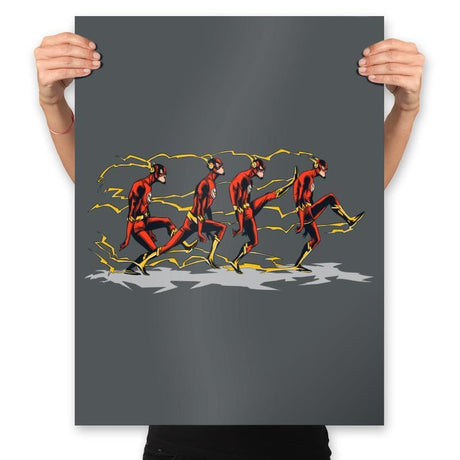 The Speedster Of Silly Walks - Prints Posters RIPT Apparel 18x24 / Charcoal