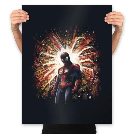 The Spider Rises - Prints Posters RIPT Apparel 18x24 / Black