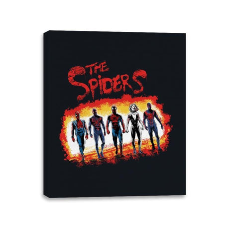 The Spiders - Canvas Wraps Canvas Wraps RIPT Apparel 11x14 / Black