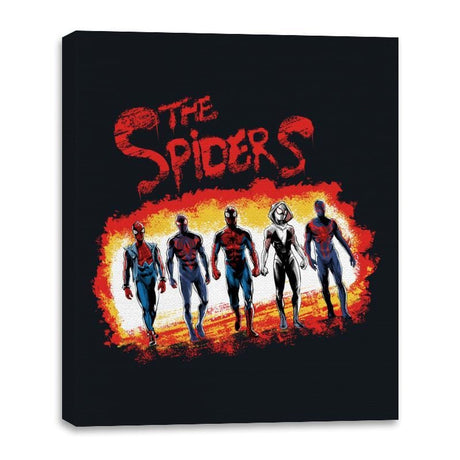 The Spiders - Canvas Wraps Canvas Wraps RIPT Apparel 16x20 / Black
