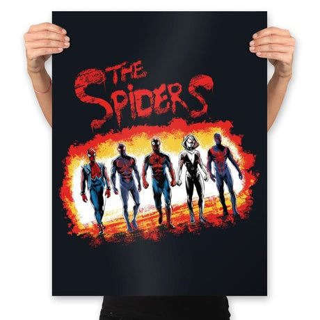 The Spiders - Prints Posters RIPT Apparel 18x24 / Black