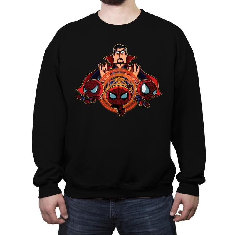 The Spiderstuff Boys - Crew Neck Sweatshirt Crew Neck Sweatshirt RIPT Apparel Small / Black