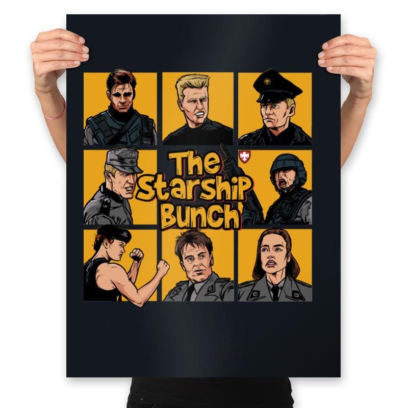 The Starship Bunch - Prints Posters RIPT Apparel 18x24 / Black