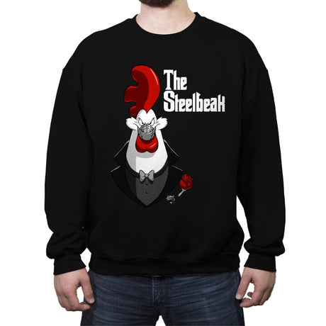 The Steelbeak - Crew Neck Sweatshirt Crew Neck Sweatshirt RIPT Apparel Small / Black