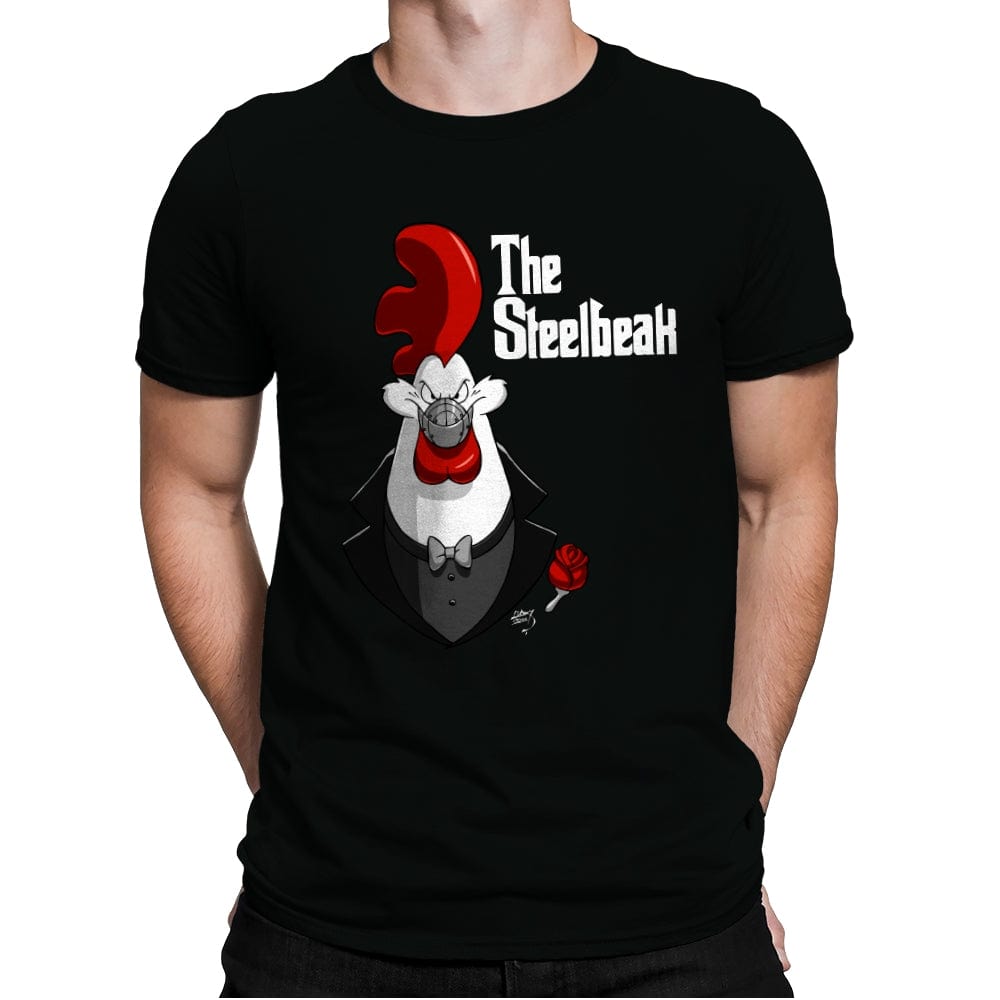 The Steelbeak - Mens Premium T-Shirts RIPT Apparel Small / Black