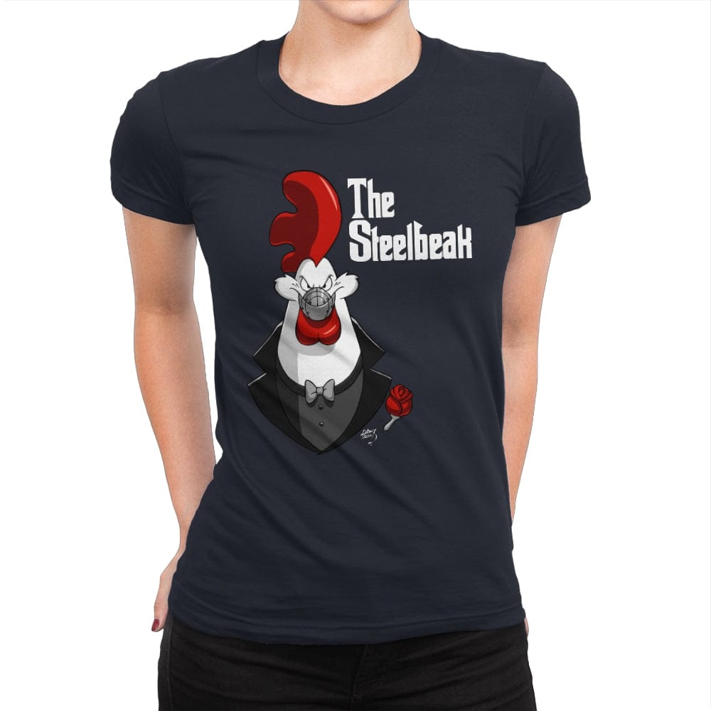 The Steelbeak - Womens Premium T-Shirts RIPT Apparel Small / Midnight Navy
