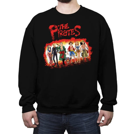 The Straw Hat Pirates - Crew Neck Sweatshirt Crew Neck Sweatshirt RIPT Apparel Small / Black