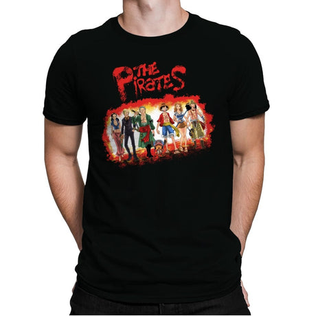 The Straw Hat Pirates - Mens Premium T-Shirts RIPT Apparel Small / Black