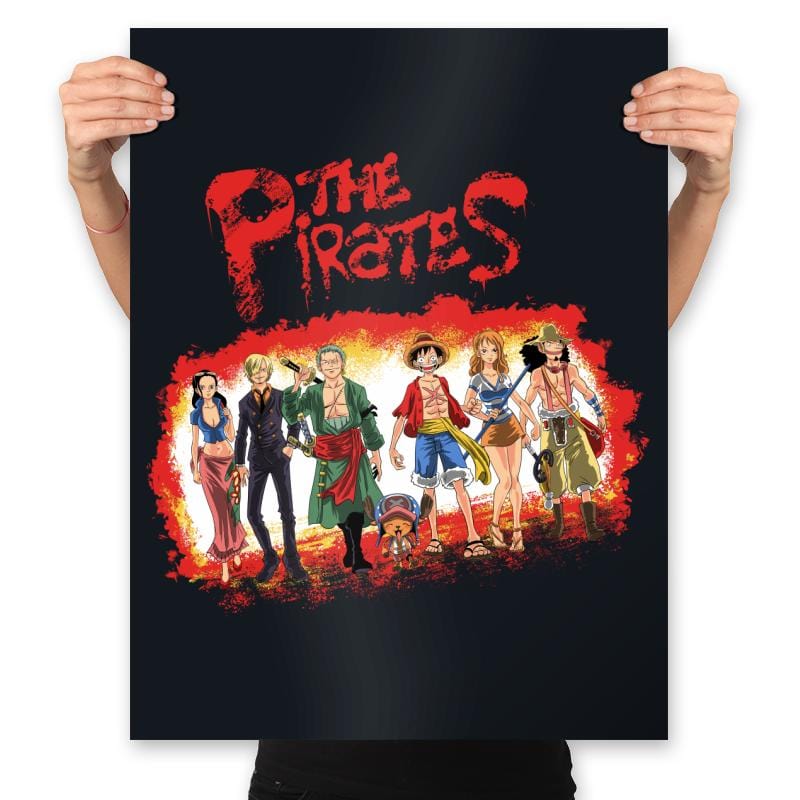 The Straw Hat Pirates - Prints Posters RIPT Apparel 18x24 / Black