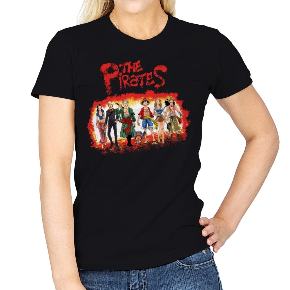 The Straw Hat Pirates - Womens T-Shirts RIPT Apparel Small / Black