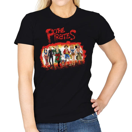 The Straw Hat Pirates - Womens T-Shirts RIPT Apparel Small / Black