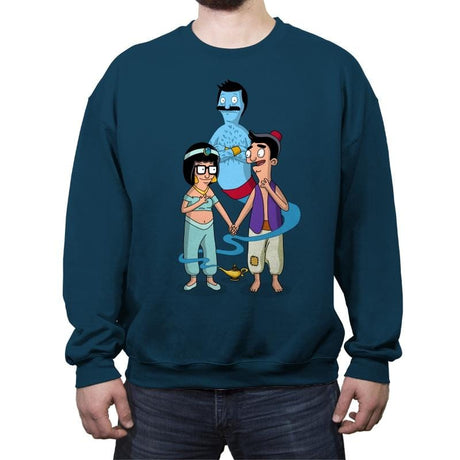 The Street Rat of Wonder Wharf - Crew Neck Sweatshirt Crew Neck Sweatshirt RIPT Apparel