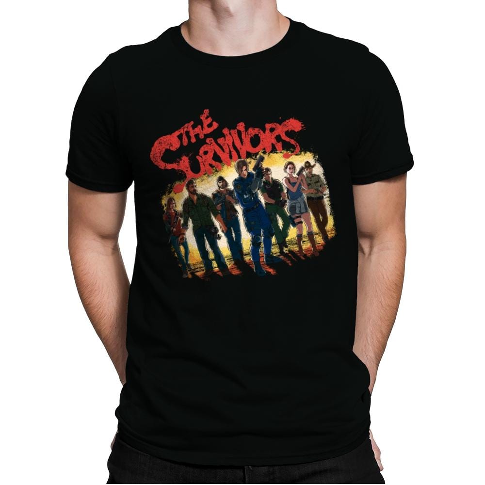 The Strong Survivors - Mens Premium T-Shirts RIPT Apparel Small / Black