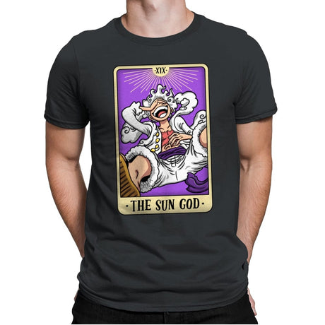 The Sun God - Mens Premium T-Shirts RIPT Apparel Small / Heavy Metal