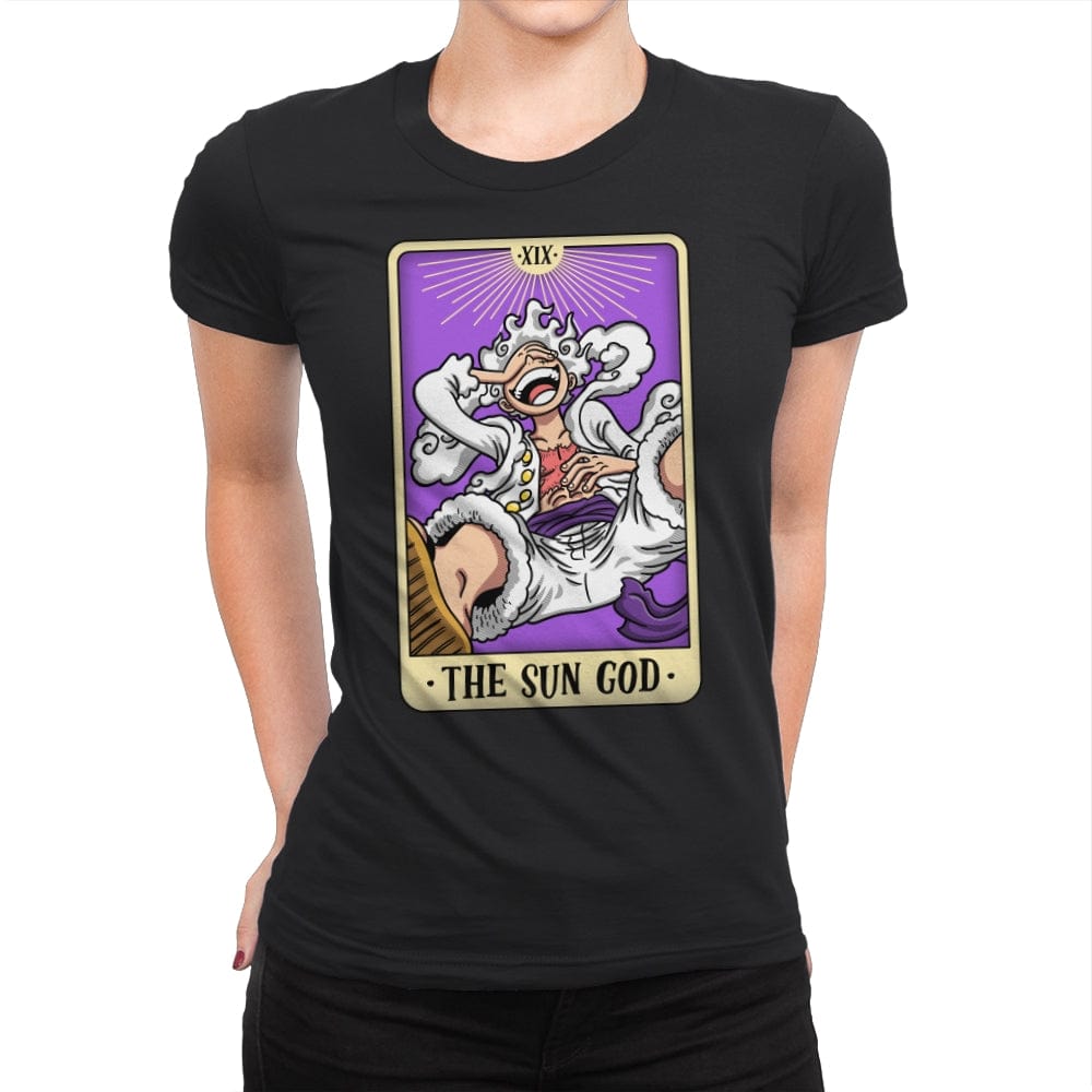 The Sun God - Womens Premium T-Shirts RIPT Apparel Small / Black