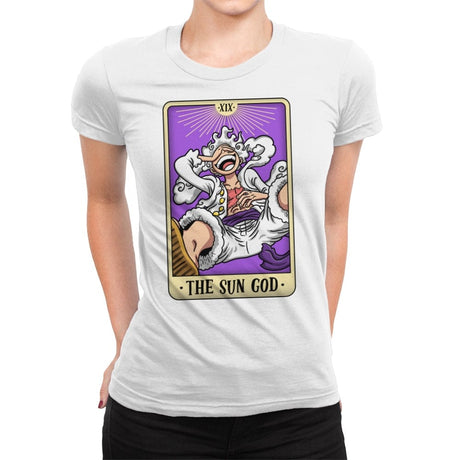 The Sun God - Womens Premium T-Shirts RIPT Apparel Small / White