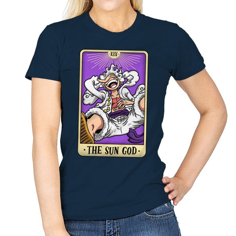 The Sun God - Womens T-Shirts RIPT Apparel Small / Navy