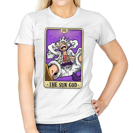 The Sun God - Womens T-Shirts RIPT Apparel Small / White