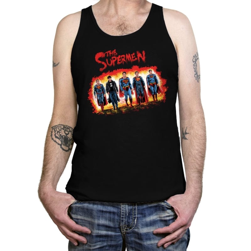 The Supermen - Tanktop Tanktop RIPT Apparel X-Small / Black