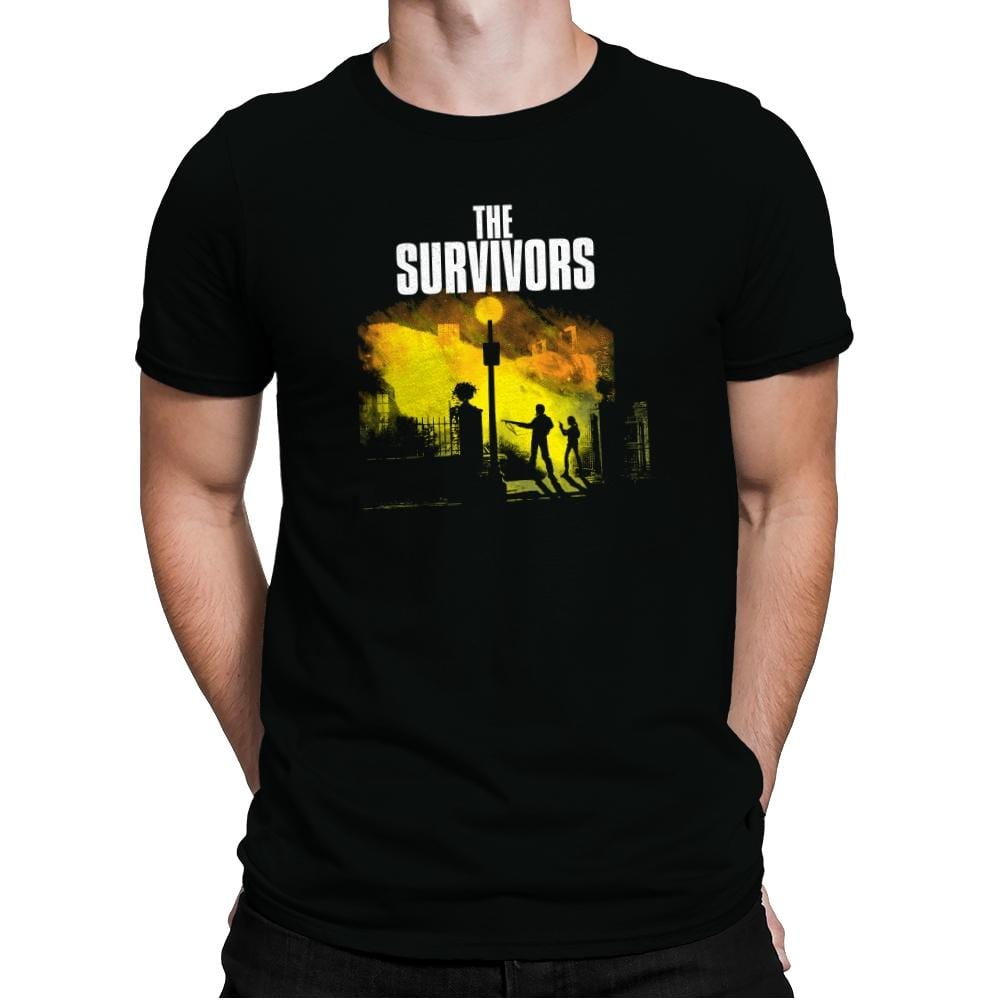 The Survivors Exclusive - Dead Pixels - Mens Premium T-Shirts RIPT Apparel Small / Black