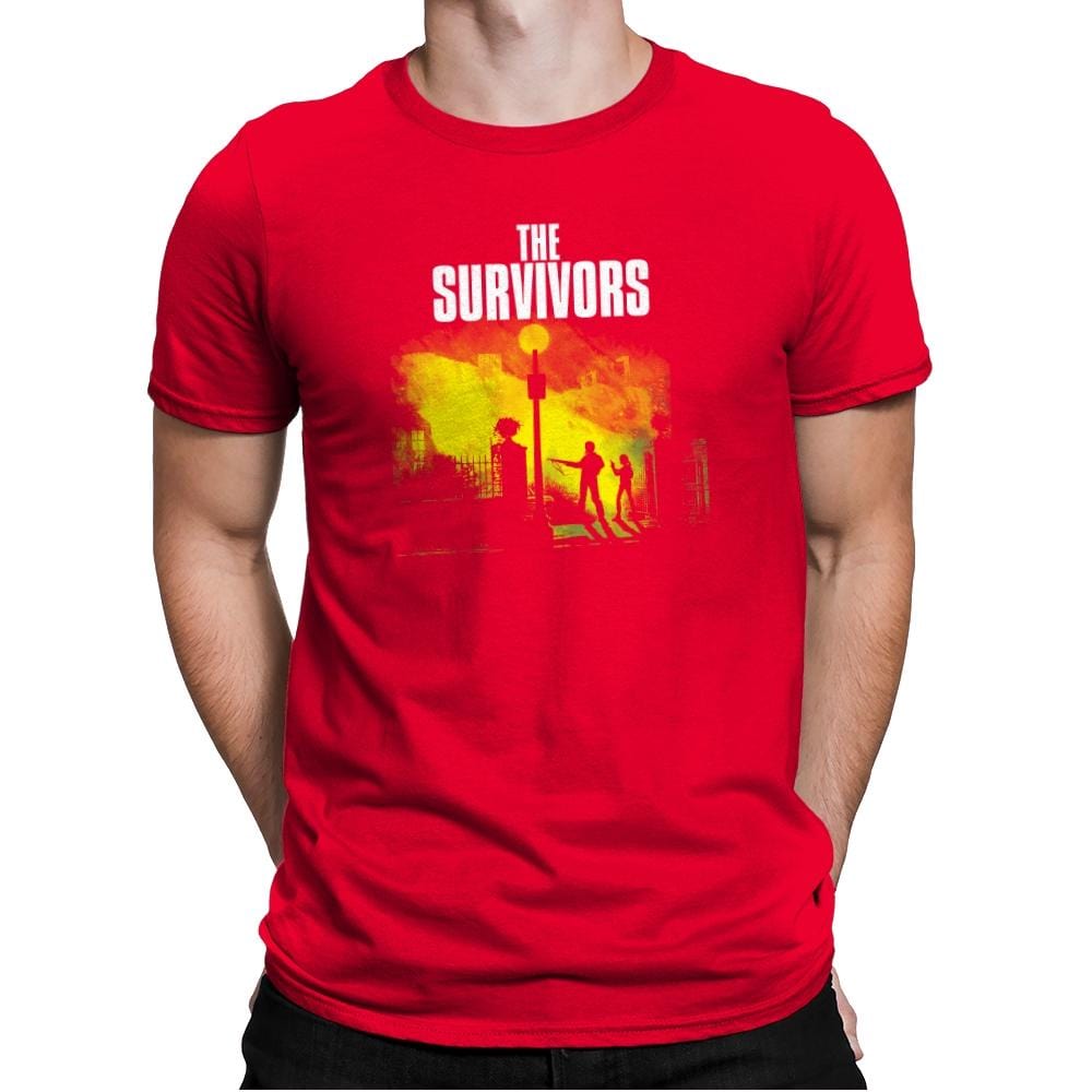 The Survivors Exclusive - Dead Pixels - Mens Premium T-Shirts RIPT Apparel Small / Red