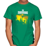 The Survivors Exclusive - Dead Pixels - Mens T-Shirts RIPT Apparel Small / Kelly Green