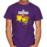 The Survivors Exclusive - Dead Pixels - Mens T-Shirts RIPT Apparel Small / Purple