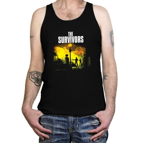 The Survivors Exclusive - Dead Pixels - Tanktop Tanktop RIPT Apparel X-Small / Black