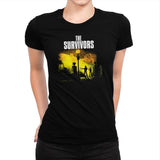 The Survivors Exclusive - Dead Pixels - Womens Premium T-Shirts RIPT Apparel Small / Indigo