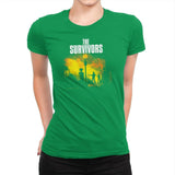 The Survivors Exclusive - Dead Pixels - Womens Premium T-Shirts RIPT Apparel Small / Kelly Green