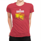 The Survivors Exclusive - Dead Pixels - Womens Premium T-Shirts RIPT Apparel Small / Red