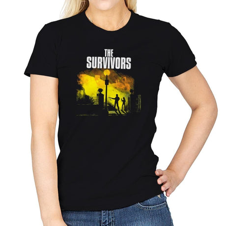 The Survivors Exclusive - Dead Pixels - Womens T-Shirts RIPT Apparel Small / Black