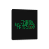 The Swamp Face - Canvas Wraps Canvas Wraps RIPT Apparel 8x10 / Black