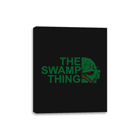 The Swamp Face - Canvas Wraps Canvas Wraps RIPT Apparel 8x10 / Black