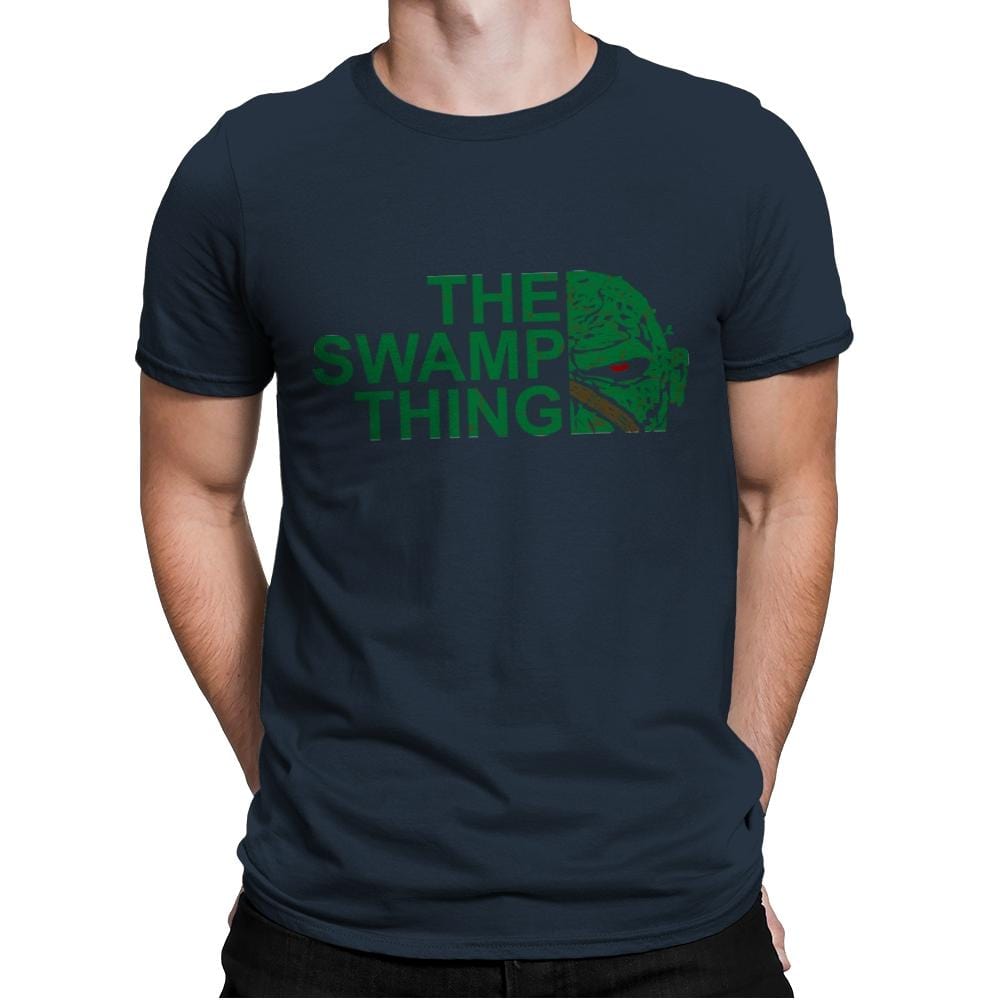 The Swamp Face - Mens Premium T-Shirts RIPT Apparel Small / Indigo