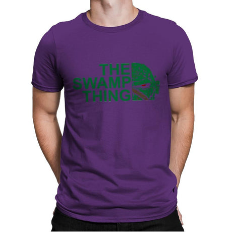 The Swamp Face - Mens Premium T-Shirts RIPT Apparel Small / Purple Rush