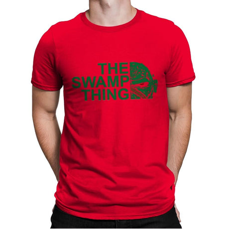 The Swamp Face - Mens Premium T-Shirts RIPT Apparel Small / Red